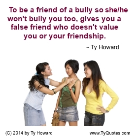 Ty Howard Anti Bullying Quote